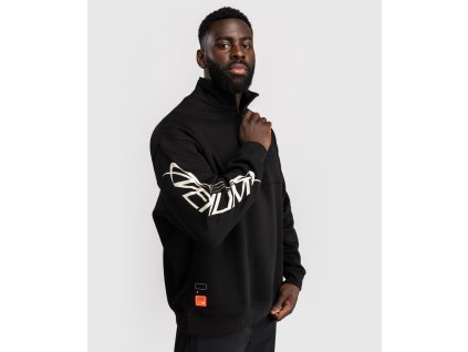 Venum Eclipse Half-Zip Sweatshirt - Čierna/Béžová (Veľkosť S)