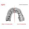 Opro Guards na zuby OPRO "Silver UFC", black/red