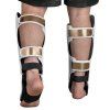 Hayabusa Shin Guards "T3 Striking", white/gold