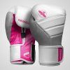Hayabusa Boxing Gloves "T3", white/pink