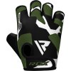 GYM GLOVES SUMBLIMATION F6 BLACK/GREEN-2XL (Veľkosť 2XL)