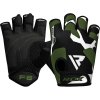 GYM GLOVES SUMBLIMATION F6 BLACK/GREEN-2XL (Veľkosť 2XL)