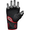 GRAPPLING GLOVES F6 MATTE RED-L (Veľkosť L)