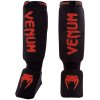 Venum Kontact Shinguards - Black/Red (Veľkosť UNI)