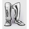 Venum Elite Standup Shinguards - Strieborná/Čierna (Veľkosť M)