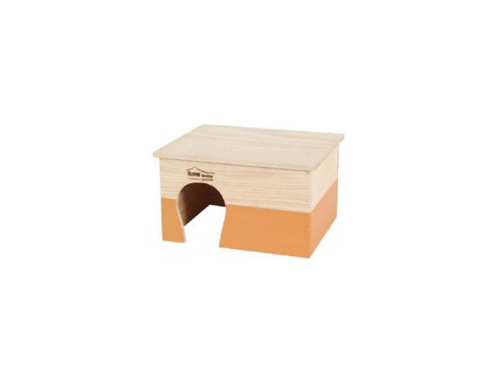 Domek pro hlodavce HOME COLOR XL oranžový Zolux