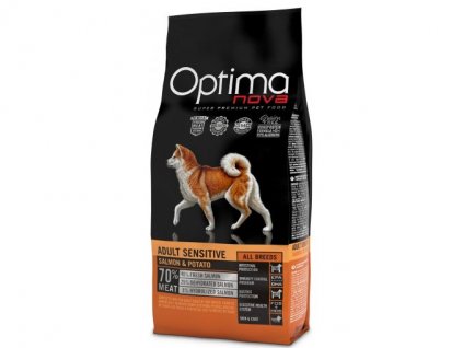 OPTIMAnova dog ADULT SENSITIVE GF Salmon 2kg  sleva 2% při registraci