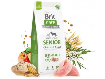 Brit Care Dog Sustainable Senior  Chicken & Insect