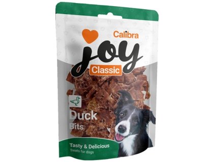 Calibra Joy Dog Classic Duck Bits 250g NEW Vysoce kvalitní masový pamlsek pro psy