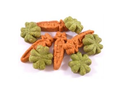 CARROT CLOVER MIX mrkvičky a čtyřlístky pro hlodavce 90g