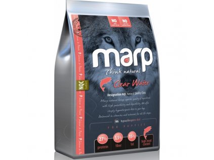 Marp Natural Clear Water - lososové  + Dárek + pamlsky ZDARMA (hovězí steak v proužku)