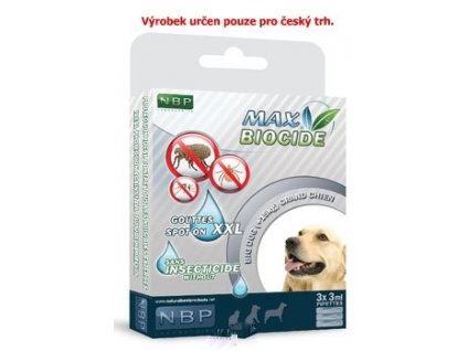 Max Biocide Spot-on Dog 3x3ml-XXL  exp. 06/24