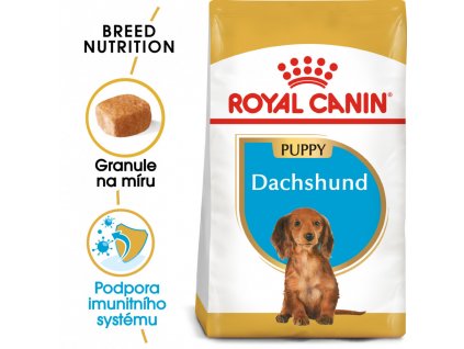ROYAL CANIN Dachshund Puppy granule pro štěně jezevčíka 1,5kg  Dachshund Puppy granule pro štěně jezevčíka