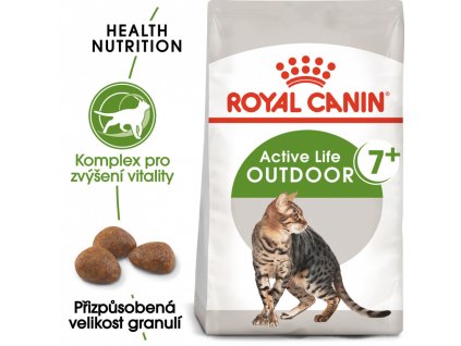 ROYAL CANIN Outdoor 7+  Outdoor 7+ granule pro stárnoucí kočky s častým pohybem venku