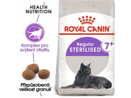 ROYAL CANIN sterilised 7+  granule pro stárnoucí kastrované kočky