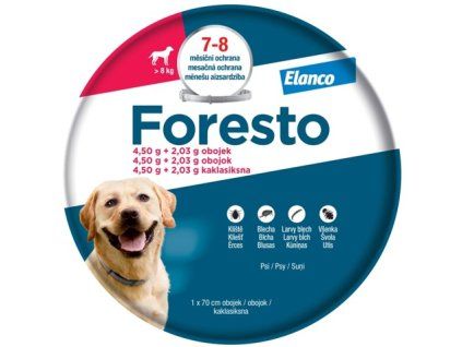 FORESTO obojek pro psy nad 8kg 70cm