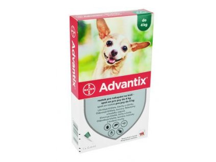 BAYER ADVANTIX SPOT ON PRO PSY DO 4KG 1X0,4ML