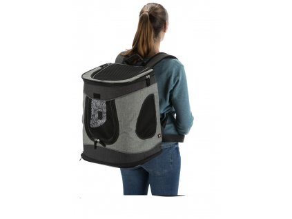 Trixie Nylonový batoh Timon 34 x 44 x 30cm, max. do 12kg pohodlný batoh pro malá a střední zvířata