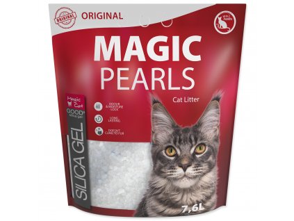 KOČKOLIT MAGIC PEARLS Original 7,6l  Spolehlivý, vysoce absobční silika kočkolit
