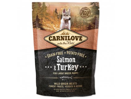 Carnilove Dog Salmon & Turkey for LB Puppies 1,5kg