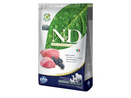 N&D PRIME DOG Adult M/L Lamb & Blueberry