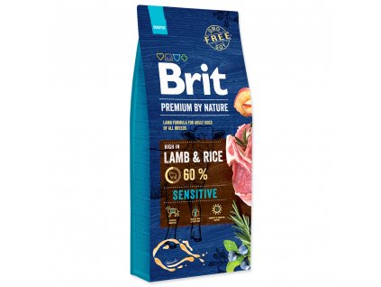 BRIT Premium by Nature Sensitive Lamb 15kg  sleva při registraci pro zákazníky