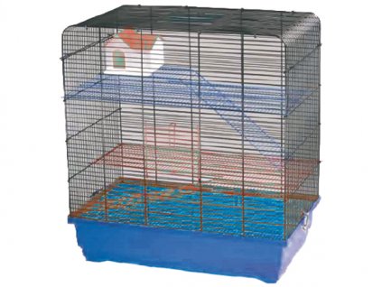 Klec SMALL ANIMALS Tom I chromová + modrá 60 x 37 x 64 cm (1ks) Klec SMALL ANIMALS Tom I chromová + modrá 60 x 37 x 64 cm (1ks)