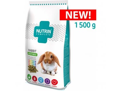 NUTRIN Complete Králík Adult Vegetable 1500g