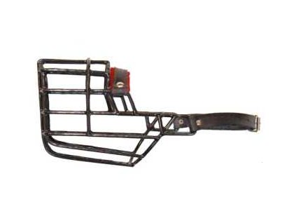 Náhubek černý/kov dobrman, beauceron - fena