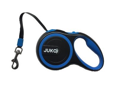 Samonavíjecí vodítko M 5m 25kg tape - modrá Samonavíjecí vodítko M 5m 25kg tape - modrá pro střední psy