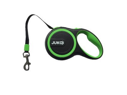 Samonavíjecí vodítko S 3m 15kg tape - zelená Samonavíjecí vodítko S 3m 15kg tape - zelená pro malé psy