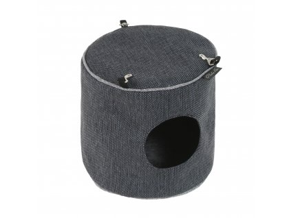 Závěsný domeček O´LALA PETS  Luxury 20x20 cm tmavě šedá  příjemný závěsný domeček pro hlodavce