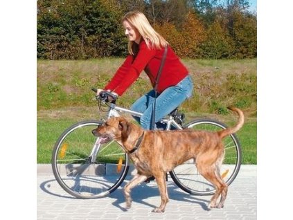 Vodítko na kolo a joging 1,00-2,00m/25mm  Vodítko na kolo a joging pro psy