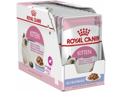 ROYAL CANIN Feline Kitten Instinctive Jelly 12x85g  Kitten Instinctive Jelly kapsička pro koťata v želé