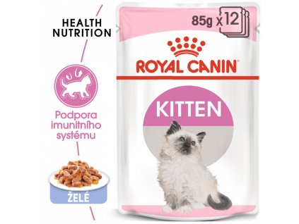 ROYAL CANIN Kitten Instinctive Jelly 12x85G (bal.)  Kitten Instinctive Jelly kapsička pro koťata v želé