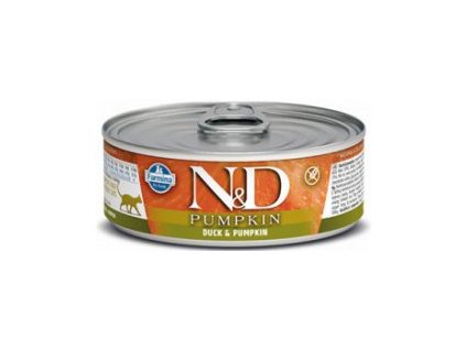 N&D CAT PUMPKIN Adult Duck & Pumpkin 80g kvalitní holistické krmivo pro kočky