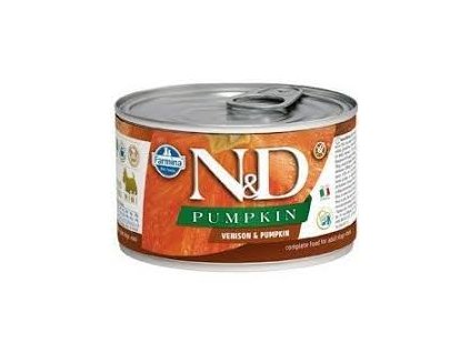 N&D DOG PUMPKIN Adult Venison & Pumpkin Mini 140g 1+1  + +1 zdarma