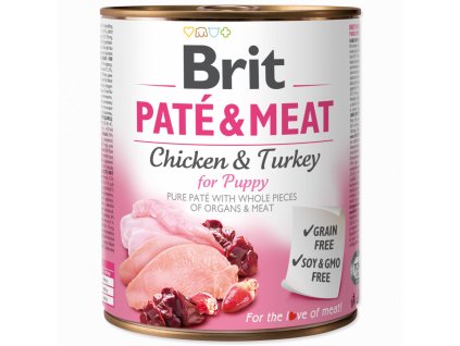 BRIT Paté & Meat Puppy 800g