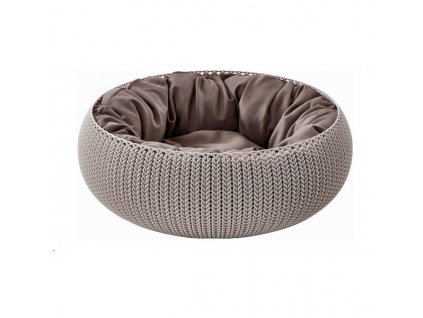 Curver postýlka KNIT SANDY pro zvířata 1ks Pohodlí pro vašeho domácího mazlíčka a útulný styl v teple vašeho domova.