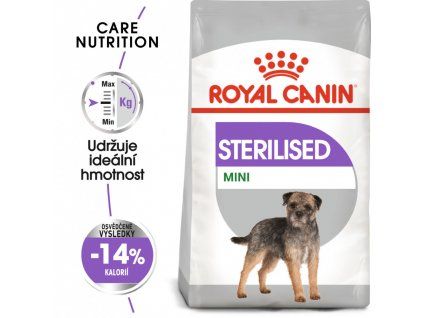 ROYAL CANIN Mini Sterilised  Masové granule pro kastrované malé psy