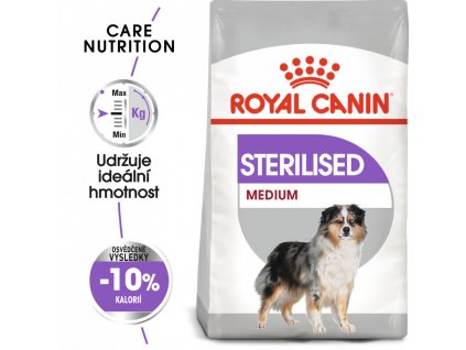 ROYAL CANIN Medium Sterilised - granule pro kastrované střední psy  Masové granule pro kastrované střední psy
