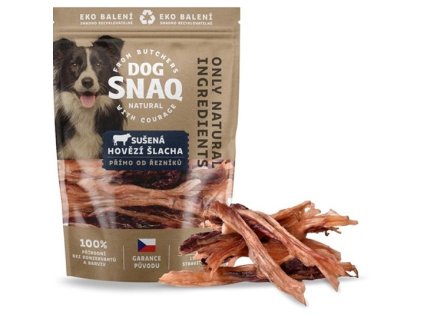 DOG SNAQ - Hovězí šlacha sušená 100g  100% přírodní pamlsek pro psy a kočky