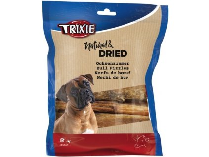 TRIXIE Hovězí penis 12 cm, 100g 8 ks/bal. DOPRODEJ  100%přírodní pamlsek pro psy a jako prevence proti zubnímu kamení a pro posílení žvýkacích svalů