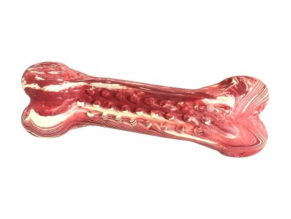 Antibakteriální dentální kost s vůní slaniny HIP HOP přírodní guma 11 cm sleva 2% při registraci