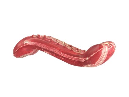 Antibakteriální dentální kost s vůní slaniny HIP HOP přírodní guma 16,5 cm