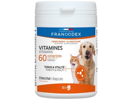 Francodex Vitamins pes, kočka 60tab  sleva 2% při registraci
