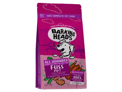 BARKING HEADS Doggylicious Duck 2kg