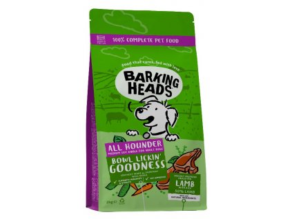 BARKING HEADS All Hounder Bowl Lickin Good Lamb 2kg