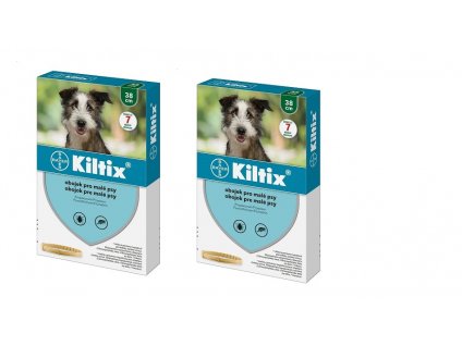 KILTIX antiparazitní obojek pro psy 38 cm (balení 2ks)  výhodné balení 2 kusů