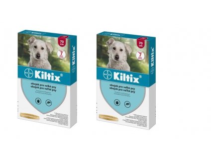 KILTIX antiparazitní obojek pro psy 70 cm (balení 2 ks)  výhodné balení 2 kusů